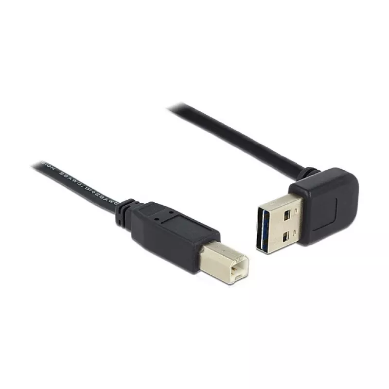 USB-Kabel DeLOCK 83541 USB 2.0 3 m USB A USB B Schwarz