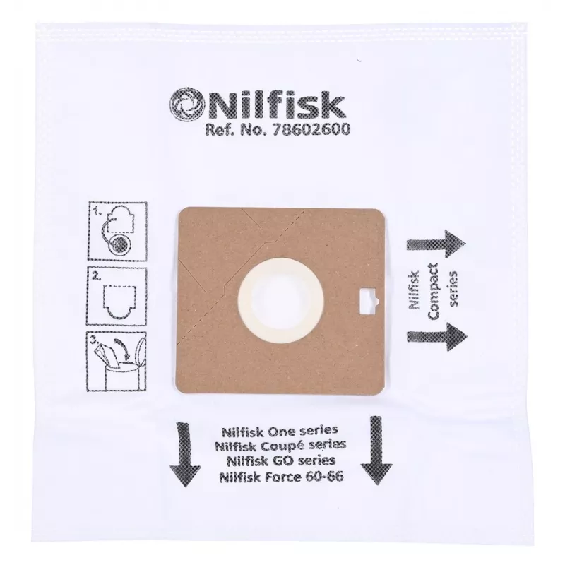 Staubsaugerbeutel Nilfisk DUST BAG SYNTH ONE GO AND COUPE