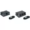Telefonsplitter RJ-45 F 3x RJ-45 F Schwarz ShiverPeaks BS71400-3SET