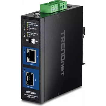 TRENDnet TI-F711SFP Industrial Media Converter 10G SFP+ (TI-F711SFP)