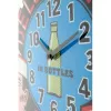 NeXtime Wanduhr 8167 Delux Diner, 43x43cm, Wand, Mehrfarbig