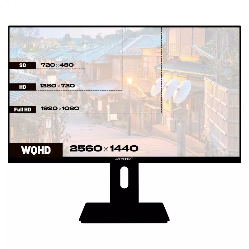 JAPANNEXT JN-27IPS4FLWQHDR-HSP 16:9 HDMI/DP WQHD - Flachbildschirm (TFT/LCD)