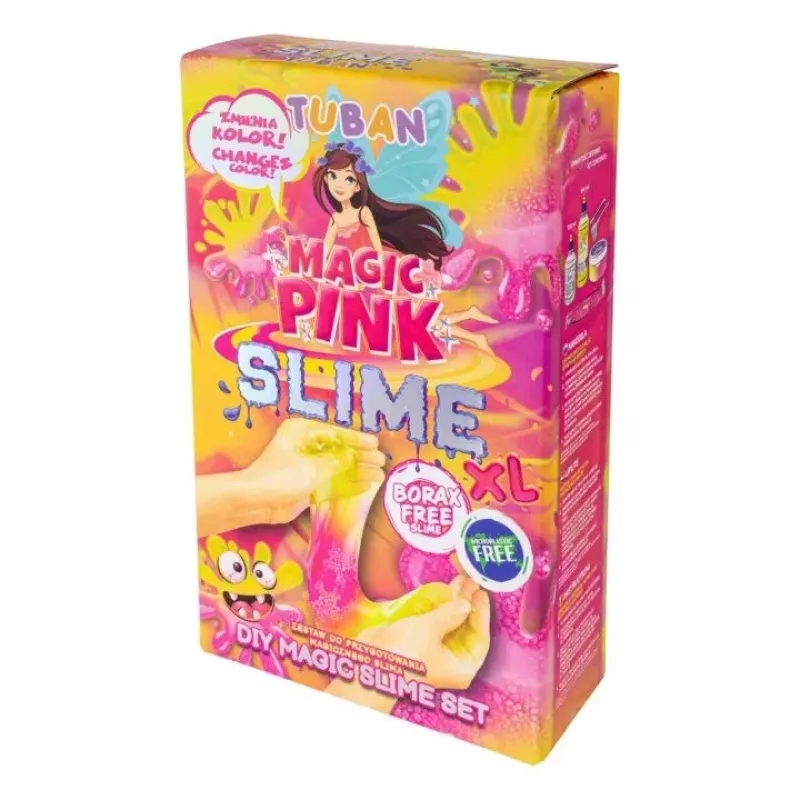 Slime DIY-Set TUBAN TU3569 — Magic Pink XL, ungiftig, sicher für Kinder