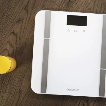 Cecotec | Smart-Badezimmerwaage | Surface Precision 9400 Full Healthy | Maximalgewicht (Kapazität) 180 kg | Genauigkeit 100 g | Weiß