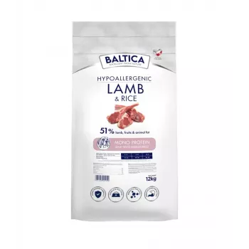BALTICA NUTRACEUTIC Hypoallergenes Lamm & Reis M 12kg
