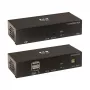 Eaton Tripp Lite Series DisplayPort-zu-HDMI über Cat6 Extender-Kit mit KVM-Unterstützung, 4K 60Hz, 4:4:4, USB, PoC, HDCP 2.2, bis zu 70 m, TAA - Erweiterung für Video/Audio, HDMI, Di