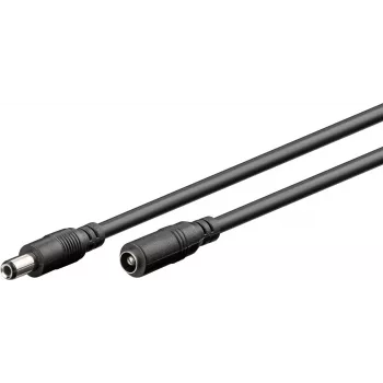 Goobay DC-Verlängerungskabel 1,5 m schwarz 1,5 schwarz - w (76672)