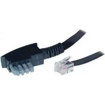 Kabel S/CONN ShiverPeaks TC70170 10m TAE-N RJ12 Schwarz Transparent