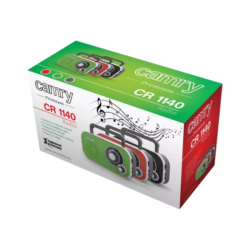 Tragbares Radio Camry CR 1140R Rot