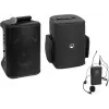 Tragbares drahtloses PA-System Omnitronic PORTY-8A mit Headset-Sender und Tragetasche