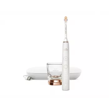 Philips HX9911/23 elektrische Zahnbürste Erwachsene Schallzahnbürste Roségold, Weiß