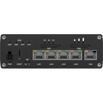 5G-Router TELTONIKA RUTM54 mit Telit-Modem und Dual-SIM-Unterstützung