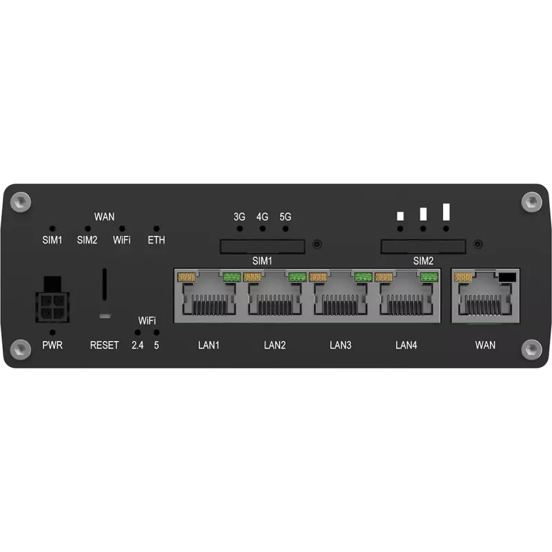 5G-Router TELTONIKA RUTM54 mit Telit-Modem und Dual-SIM-Unterstützung
