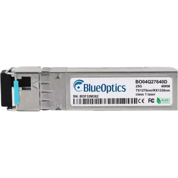 SFP28 Transceiver BlueOptics BO04Q27640DIN 25GBASE-BX-U 25Gbps 40 km