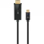 Goobay USB-C-auf-HDMI-Kabel 4K bei 60 Hz 1 m schwarz - -Stecker> HDMI (75696)