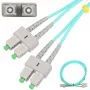 Glasfaser-Patchkabel Extralink SC/APC–SC/APC, Multimode OM3, Duplex, 3 mm Mantel, 5 m