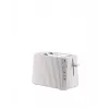 Toaster Alessi MDL08B Schwarz — Plissé-Design, 6 Bräunungsstufen, Bagel/Auftauen/Aufwärmen, 340×185×250 mm