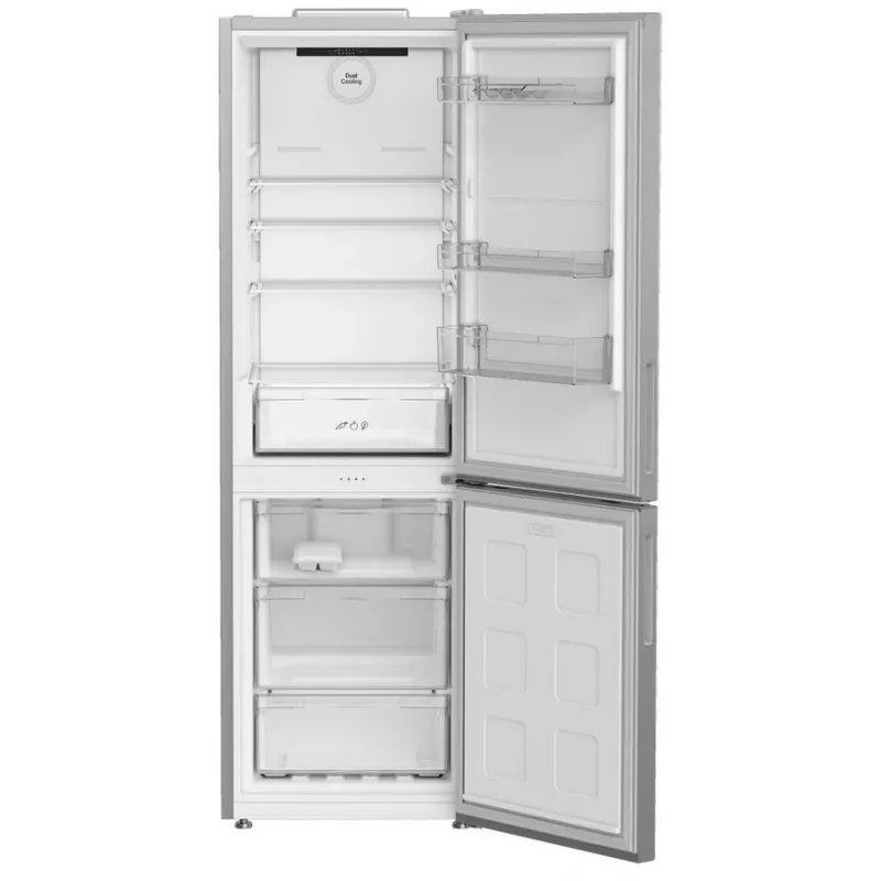 Kühlschrank Indesit INK 25402 S4E | Kompakt freistehend, No Frost, 249 L Kühlteil / 106 L Gefrierteil, H 203,5 cm, Energieklasse E, 37 dB, Silber
