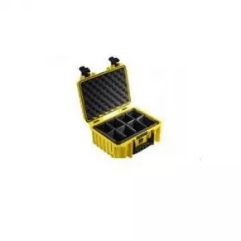 B&W Cases Type 3000 Aktenkoffer Gelb Schaumstoff 1,7 kg
