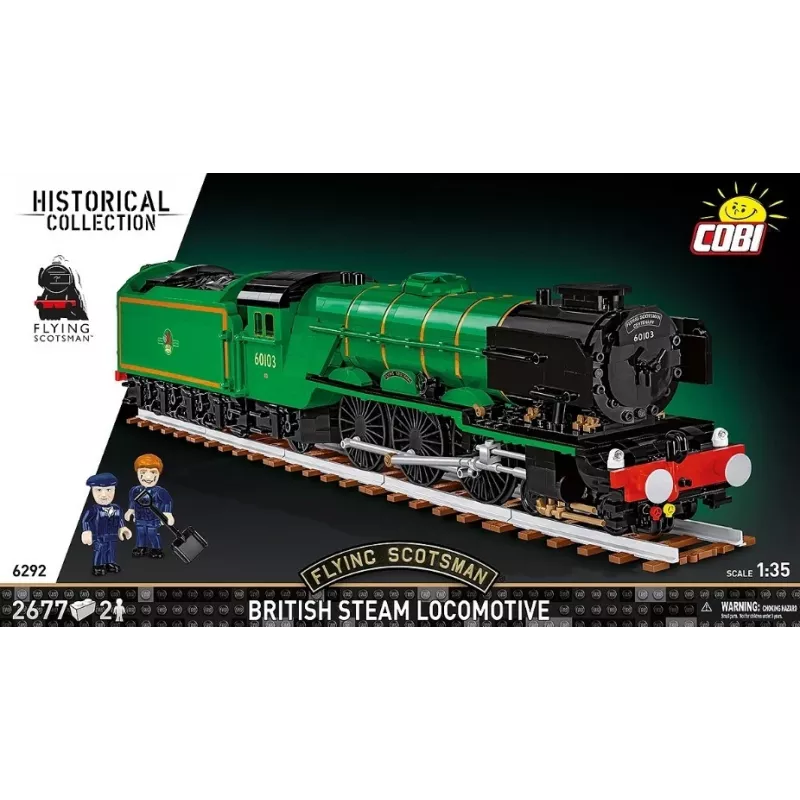Cobi Bausteine Zug Flying Scotsman Modell COBI-6292 Maßstab 1:48, Konstruktionsset