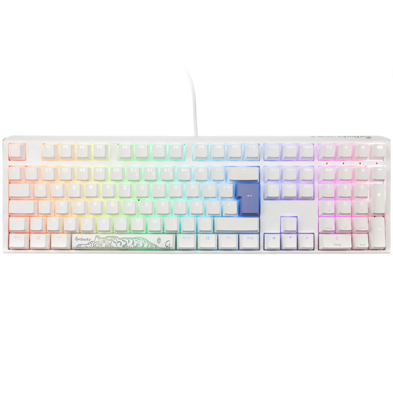 Ducky One 3 Classic Pure White Tastatur USB Deutsch Weiß (DKON2108ST-PDEPDPWWWSC1)