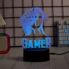 Tisch-LED-Lampe MANTA SNL122RGB RGB 3D-Lichtdekoration, farbwechselndes RGB, USB-betrieben