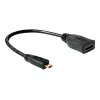 HDMI Kabel DeLOCK 65391 0,23m Typ A auf Typ D Schwarz
