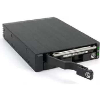FANTEC MR-25DUAL - mobiles Memory-Rack - 2.5 (6,4 cm) - SATA 6Gb/s / SAS 6Gb/s - Schwarz