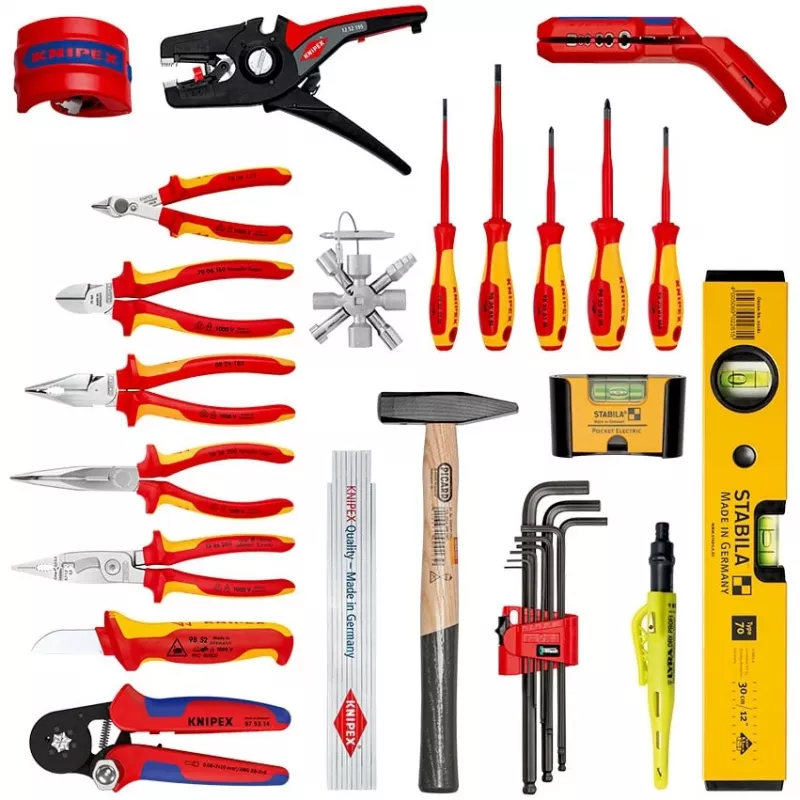 Knipex 00 21 50 E Mechaniker-Werkzeugsatz 22 Werkzeuge