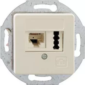 Steckdose Rutenbeck 13310301 Weiß IP20 125V 1A