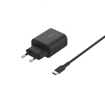 Belkin BoostCharge Ladegerät für Kopfhörer Kabelloses Schnellladen USB Typ-C Schwarz