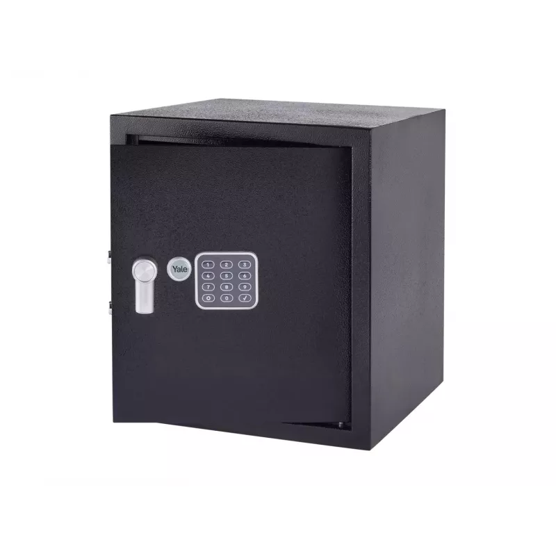 Bürosafe Yale YSV/390/DB2 — 40 L Stahlsafe, schwarz, Kombinationsschloss, Boden-/Wandmontage