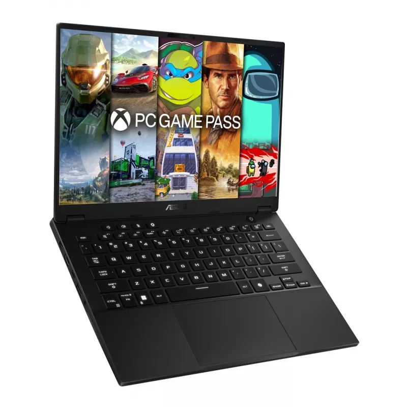 Laptop ASUS FA401UH-RG018 — 14 Zoll WQXGA IPS 165Hz, AMD Ryzen 7 260 (8c/16t, bis zu 5,1 GHz), RTX 5050 8GB, 16GB LPDDR5x, 512GB PCIe 4.0 SSD, 73Wh