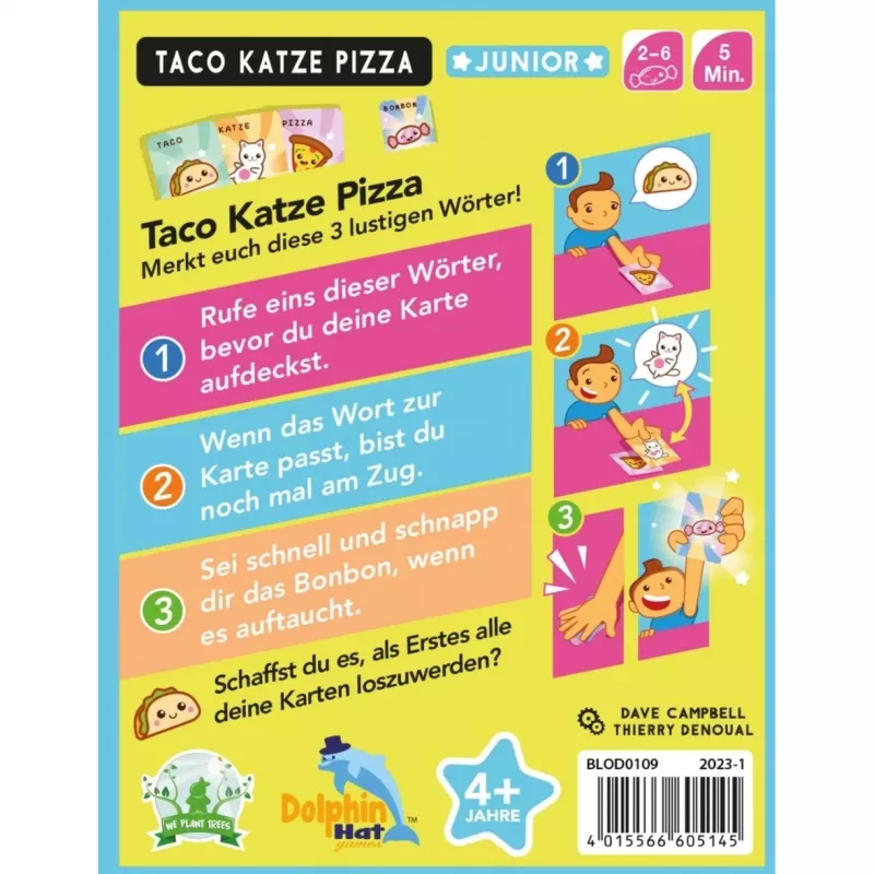 Taco Katze Pizza Junior, Kartenspiel