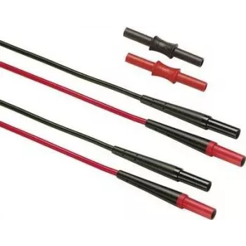 Fluke SureGrip - Prüfleitung - Schwarz - Rot - CAT III,CAT IV - Silikon - 1,5 m - 1000 V (2003602)