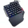 Tastatur Inter-Tech KB-3035 Gaming USB QWERTY Schwarz