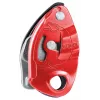 Tubular belay device Petzl GRIGRI – Aluminium und Stahl, 175 g, 1 Stück, rot/orange