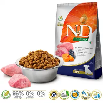 FARMINA N&D Pumpkin Mini Puppy - Trockenfutter für Hunde - 2,5 kg