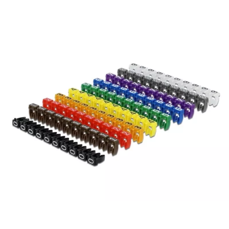 Kabelklemme DeLOCK 18304 sortierte Farben