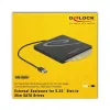 ODD-Gehäuse DeLOCK 42604 13,3 cm (5,25 Zoll) SATA III Schwarz