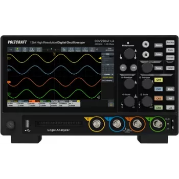 Voltcraft DOV2504F LA Digital-Oszilloskop 250 MHz 4-Kanal 1,25 GSa/s 100 Mpts 12 Bit (VC-16753960)