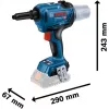 Bosch 0 601 9K5 001 power rivet tool Schwarz, Grün 3,2,4,4,8,5,0,5,6 mm 16000 kN