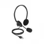 Headset DeLOCK USB Stereo-Headset mit Lautstärkeregelung