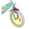 Kinderfahrrad Toimsa Peppa Pig 14-Zoll-Räder, grün, für ca. 3–5 Jahre, Vorder- und Hinterrad-Felgenbremsen, Luftreifen