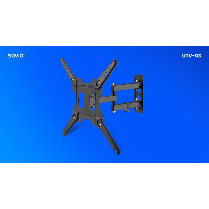 Savio UTV-03 TV-Halterung/-Ständer 139,7 cm (55) Schwarz