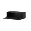 Cama Wohnzimmer-Schrankset VIGO SLANT 5 schwarz/schwarz glänzend