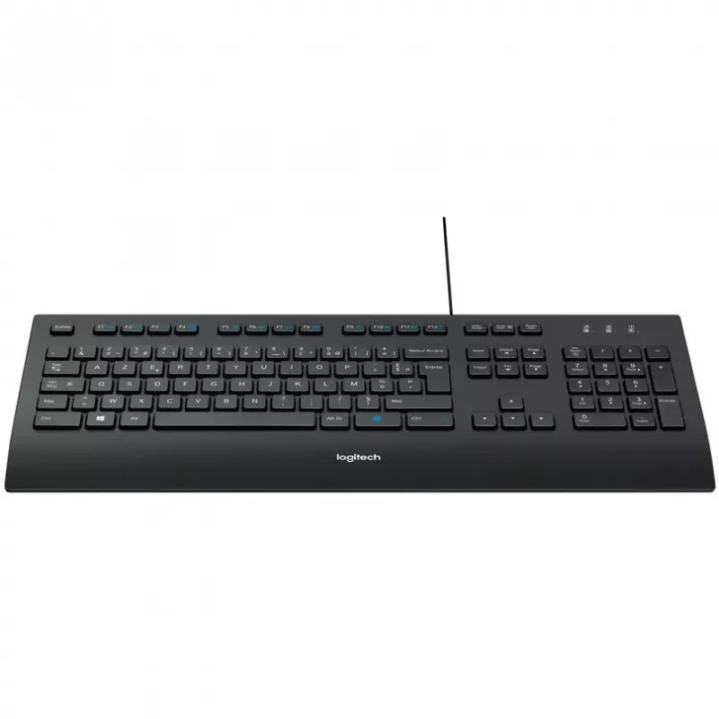 Logitech Corded K280e - Tastatur - USB - Französisch