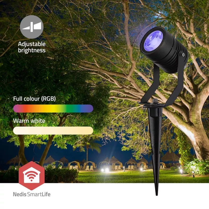 Nedis ZBLOS10RGBW3 Außenbeleuchtung Bodenaußenleuchte LED 9 W G