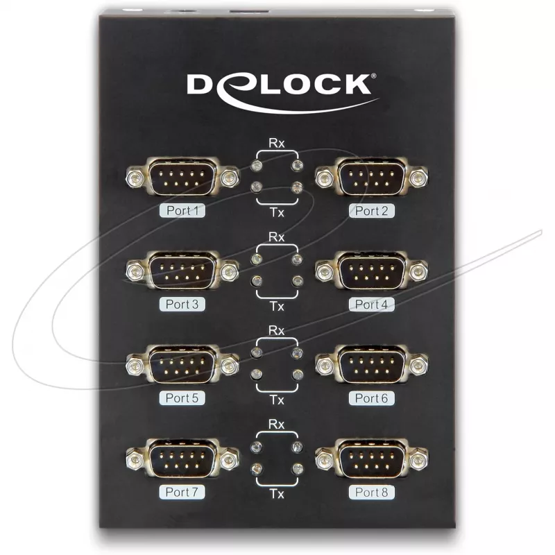 DeLock USB2.0 auf 8 x Seriell Adapter - Seriell Adapter - USB2.0 - RS-232 - 8 Ports (61860)