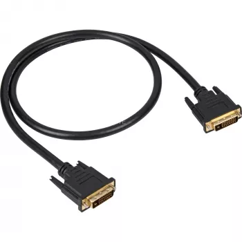 DVI-Kabel Sharkoon DVI-D/DVI-D (24+1) 1 m